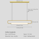 Ljojo LED Kitchen Pendant Lights: Modern Chandelier for Living Room Decor