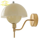 French Medieval Cream Glass LED Wall Lamp | Warm Atmosphere, Wall Mounted Living Room Light Ljojo