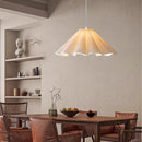 Wabi-Sabi Fabric Chandelier: French Retro Pendant Lamp by Ljojo