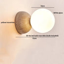 Ljojo Luxury Yellow Stone LED Wall Lamps: Modern Nordic Indoor Decor