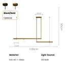 Modern Minimalist LED Pendant Light for Bedrooms Living Rooms Dining Rooms by Ljojo