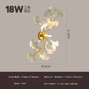 Modern Ceramics Ginkgo Leaf Chandelier Lamp Atmospheric Luxury Villa Loft Hotel Home - Ljojo