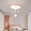 Children's Room Ceiling Light Carousel Pendant - Cute Animal Theme - Ljojo
