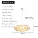 Modern Cloud LED Pendant Light for Living Room Dining Bedroom by Ljojo