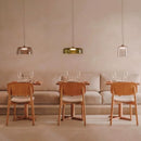 LED Glass Pendant Chandelier Minimalist Cafe Bar Decor Hanging Light by Ljojo