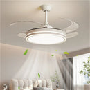 Smart Invisible Ceiling Fan Lamp Strong Wind Chandelier for Kitchen Living Room by Ljojo