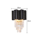 Modern Gold Crystal Wall Lamp LED Light E14 Bulbs Bedroom Living Room Lighting Ljojo