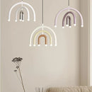 Italy Minimalist LED U-shaped Rainbow Chandelier by Ljojo - Stylish Ceiling Pendant Light