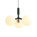 Ljojo Modern Minimalist Magic Bean Glass Chandelier Lighting Bedroom LED Home Decor Suspension Lamp