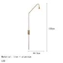 Ljojo Minimalist Aluminium Rotatable Wall Light Modern Sconce Indoor Lighting