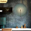 Ljojo Mini Metal Plate Wall Light for Nordic Living Room Decor