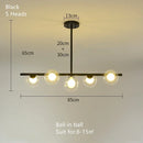 Ljojo Modern White Glass Pendant Chandelier LED Lighting Fixture Home Decor Bedroom Kitchen Island