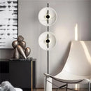 ELZRA Modern LED Floor Lamp White Marble Ljojo Brand