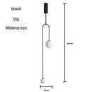 Ljojo Minimalist Line LED Pendant Light for Living Room and Bedroom
