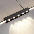 Ljojo LED Pendant Lamp: Modern Minimalist Stripe Design for Bedroom Living Room Lighting
