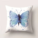 Butterfly Print Decorative Cushion Cover 45X45CM Sofa Polyester Pillow Case for Home Decor