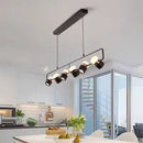 LED Spotlight Chandeliers Modern Rotatable Hanging Lamp for Cafe Restaurant by Ljojo