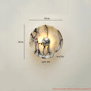 Ljojo Marble LED Wall Lights: Modern Minimalist Bedroom Kitchen Decor