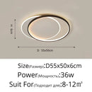 Ljojo Minimalist LED Ceiling Light for Bedroom, Dining, Living Room.
