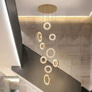 Ljojo LED Crystal Chandelier Ceiling Lamp for Modern Indoor Living Room Lighting