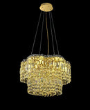 Ljojo Modern Luster Crystal Chandelier Pendant Light for Living Dining Room Home Decor