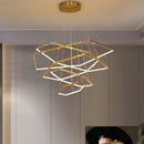 Modern Hexagon LED Pendant Light Chandelier for Living Dining Room by Ljojo