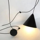 Ljojo Modern Geometric Pendant Light with Long Wire Design - LED Suspension Ligh