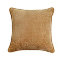 Brown Chenille Cushion Cover 18x18Inch by Ljojo - Luxe Pillowcase for Home Decor