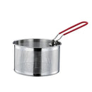Ljojo 304 Stainless Steel Frying Mesh Basket for Cooking and Oil Draining