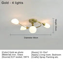 Crystal Glass Ball LED Pendant Chandelier - Modern Minimalist Nordic Art Light by Ljojo