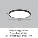 Ljojo LED Ceiling Light: Remote Dimming Modern Fixture for Home Decor
