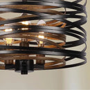 Nordic Industrial LED Pendant Light Chandelier Circle-shaped Home Room Decor Ljojo