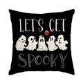 Halloween Ghost Pillowcase by Ljojo - Sofa Decor Throw Pillow Cover