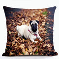French Bulldog & Pug Dog Pillowcase by Ljojo - Decorative Animal Polyester Cushion Cover