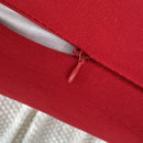 Embroidery Christmas Throw Pillowcase Elk Red Decoration Square Pillowcases by Ljojo