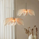 Vintage Wabi Sabi Fabric Pendant Light | Japanese Style Chandelier for Living Room - Ljojo