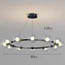 Ljojo Italian Light Luxury Circular Magic Bean Pendant Light for Dining Table and Living Room