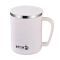 Ljojo 480ml Insulated Stainless Steel Coffee Mug with Lid & Handle