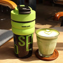 Ljojo 550ml Tritan Sports Water Bottle for Girls: Large Capacity, Double Drinking, Portable Straw Cup