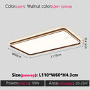 Ljojo Master Bedroom Ceiling LED Lamp - Modern, High-End, Ultra-Thin Design