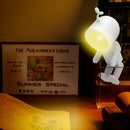 Ljojo Mini Square Robot Night Light: Creative LED Bedside Lamp