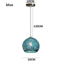 Nordic Color Macaron Aluminum Wire Chandelier | Modern Restaurant Bedside Lighting - Ljojo