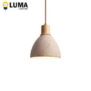 LED Japanese Travertine Stone Pendant Light for Kitchen Island by Ljojo
