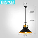 Industrial Black Ceiling Pendant Lamp E27 for Restaurant Dining | Ljojo