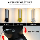 Ljojo LED Wall Sconce: Modern Indoor Bathroom Bedroom Light