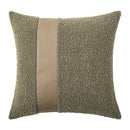 Faux Leather Textured Accent Pillow Cover in 9 Colors by Ljojo