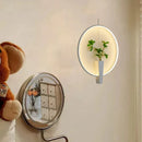 Aluminium Ring Wall Lamp 3000K White Black Sconce for Hotel Living Room Shop Bedroom
