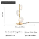 Ljojo Luxury Glass Floor Lamp for Elegant Living Space