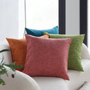 Ljojo Linen Cushion Covers for Sofa, Living Room, Car - Decorative Pillowcase