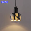 Ljojo Marble LED Pendant Lamp: Nordic Luxury Natural Stone Chandelier